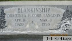 Dorothea E. Cobb Blankinship