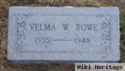 Velma Wanell Rowe