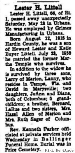 Lester Howard Littell