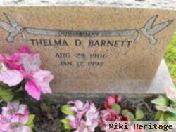 Thelma D Stanton Barnett