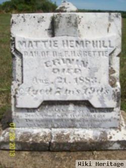 Mattie Hemphill Erwin