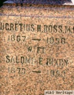 Salome E. Bixby Ross