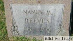 Nancy M. "nannie" Long Reeves