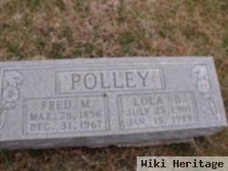 Fred M Polley