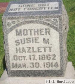 Susan M. "susie" Hodges Hazlett