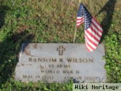 Ransom Raymond Wilson