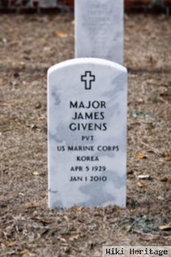 Pvt Major James Givens