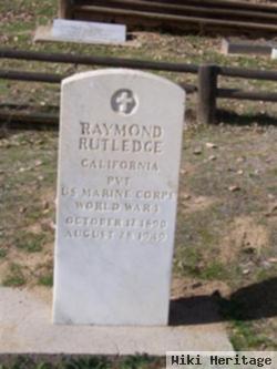 Pvt Raymond Rutledge