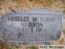 Rosslee Mcelroy Hudson