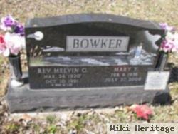 Rev Melvin G Bowker