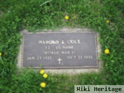 Harold E Odle