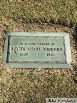 Leota Cecil Vickers