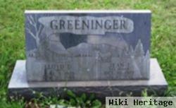 Lloyd D Greeninger