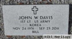 John W "bill" Davis