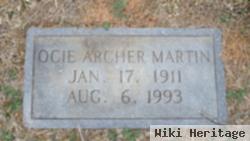 Ocie Archer Martin