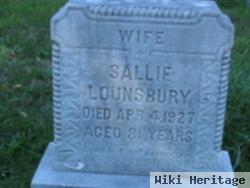 Sarah "sallie" Powell Lounsbury