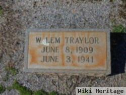 W Lem Traylor