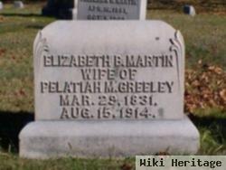 Elizabeth B Martin Greeley