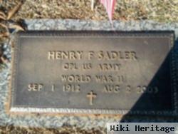 Henry Franklin Sadler