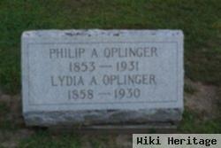 Lydia A Oplinger