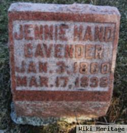 Jennie Hand Cavender