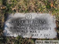 Roscoe H Adams