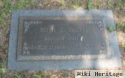 Ruth E. Faupel