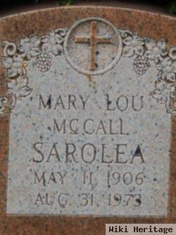 Mary Lou Mccall Sarolea