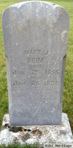 Mary Jane Cluff Brim