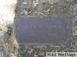 Elza R Ridge