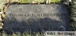 Thomas E Robertson