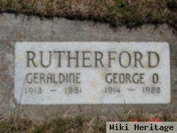 Geraldine Marie Hollenbeck Rutherford