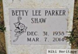 Betty Lee Parker Shaw