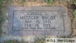 Louise L Metzger Boose