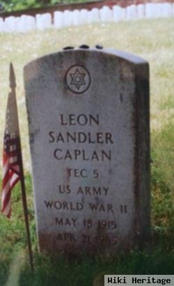 Leon Sandler Caplan