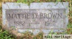 Mattie D Brown