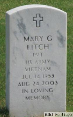 Pvt Mary Gennett Fitch