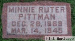 Minnie Ruter Pittman