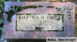 Martha H Simes