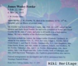 James Wesley Fowler