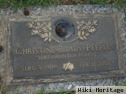 Christine Brady Peeples