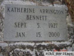 Katherine Arrington Arrington Bennett