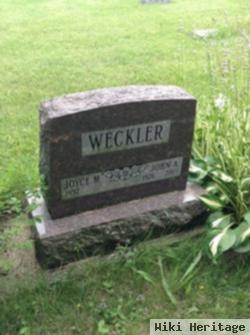 John A Weckler