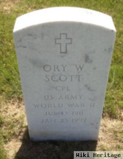 Ory W. Scott