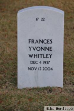 Frances Yvonne Whitley