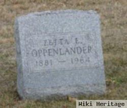 Zetta E Oppenlander