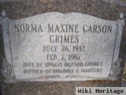 Norma Maxine Carson Grimes