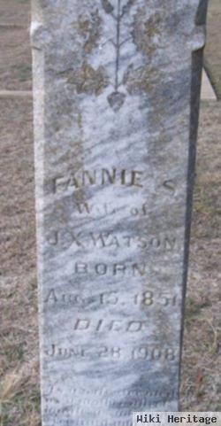 Fannie S Watson