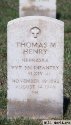 Thomas M Henry