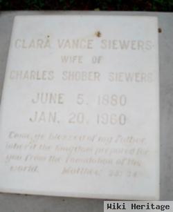 Clara Vance Siewers